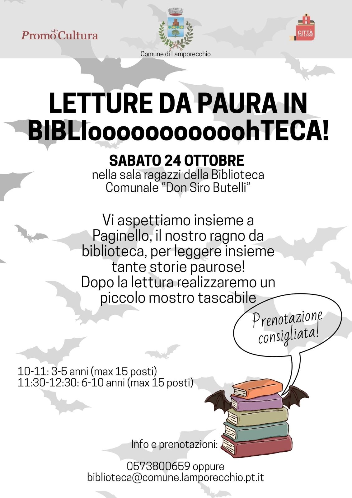 Biblioteca Lamporecchio - Letture Halloween 2026